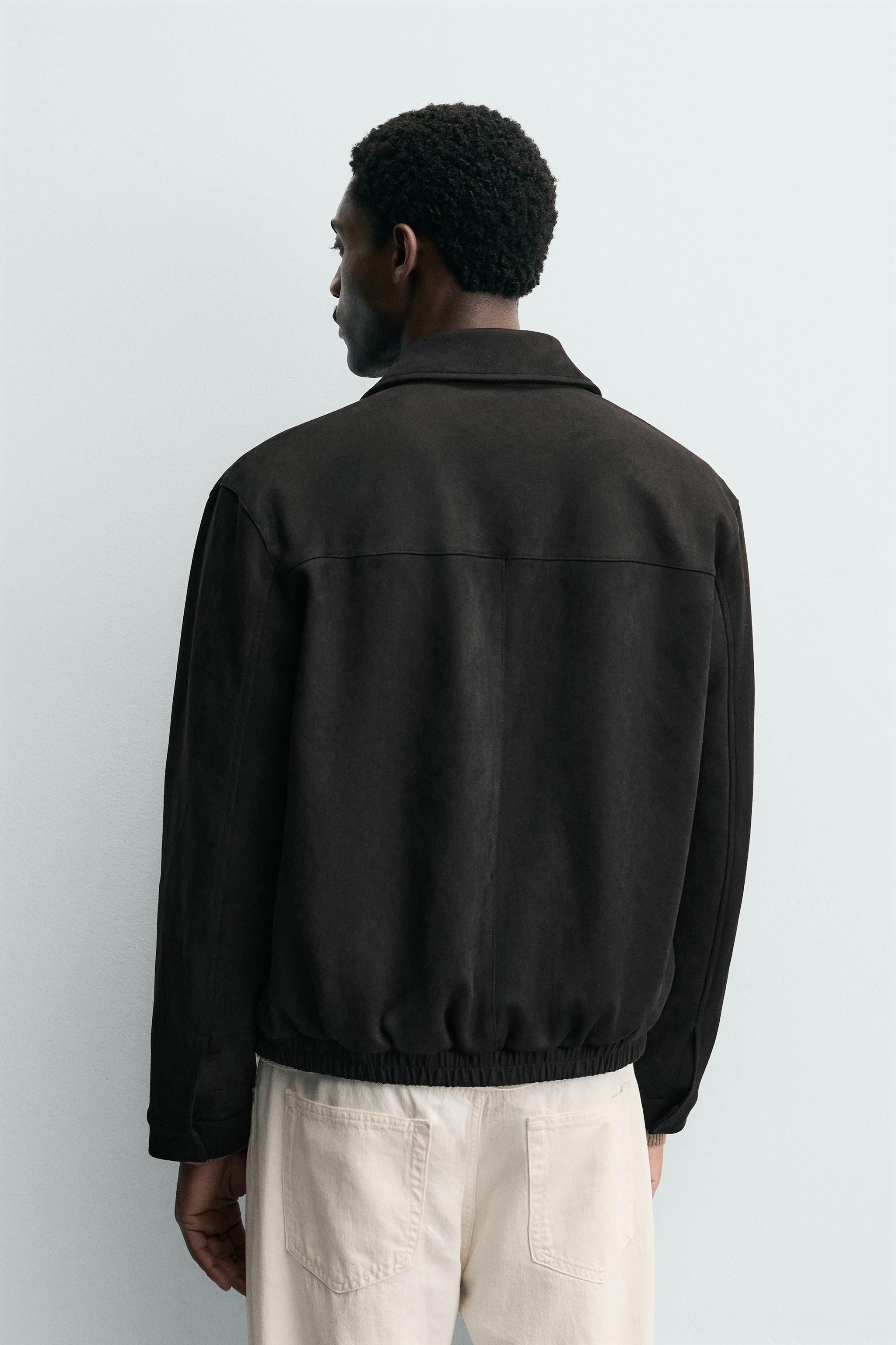 FAUX SUEDE JACKET